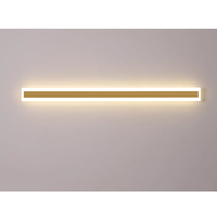 Luces LED de Pared de Aluminio Modernas y Minimalistas, Adecuadas para Dormitorio, Pasillo, Pared de Fondo Larga, Iluminación Ambiental