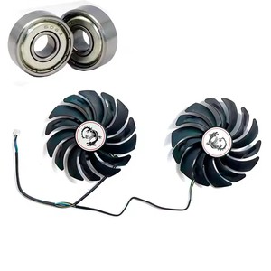 Ventilateur de carte graphique pour <span class=keywords><strong>MSI</strong></span> RX470 480 <span class=keywords><strong>570</strong></span> 580 GTX1080Ti 1080 1070 1060, ventilateur GPU 95MM, 4 broches, PLD10010S12HH - Product Image 2