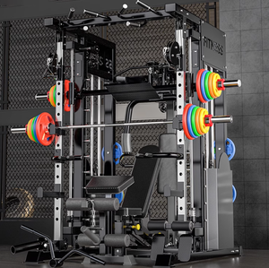 Professionnel Smith <span class=keywords><strong>Machine</strong></span> entraîneur complet portique équipement de Fitness maison multi-fonctionnel mouche oiseau Squat banc presse cadre - Product Image 1