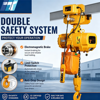 Palans à chaîne électriques HHBB de haute qualité et puissants de 1t, 3t, 5t avec résistance aux hautes températures IP54/55 pour levage industriel
