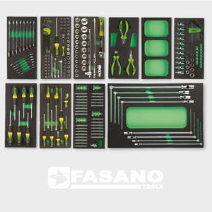 Juego de Herramientas de Reparación Automotriz FASANO de 100 Piezas, Kit Profesional para Mecánicos con Llaves de Tubo, Destornilladores y Alicates - Product Image 2