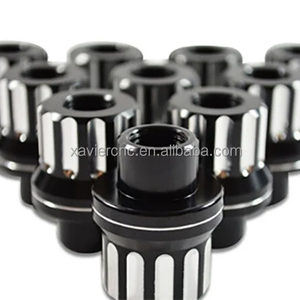 Tùy Chỉnh CNC Nhôm Phôi M12 * 1.5 M14 * 1.5 Dài 12-Điểm Mở End Ngắn Chân Bánh Xe Lug Nut - Product Image 2