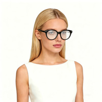 Directo de fábrica Retro Acetato Gafas Marcos Estilo Europeo Americano Venta al por mayor Gafas ópticas para Mujeres Hombres