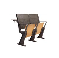 Chaise de bureau pliable en métal personnalisable pour salle de classe, université, auditorium, collège, école, avec échelle escamotable, mobilier d'escalier
