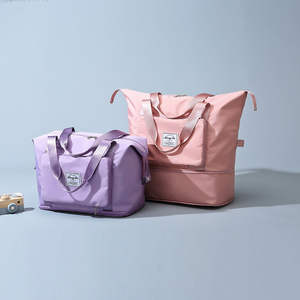 Sacs de voyage pliables et extensibles personnalisés avec logo, grande capacité, sacs de <span class=keywords><strong>week</strong></span>-<span class=keywords><strong>end</strong></span>, sacs de voyage, sacs à main tendance - Product Image 4