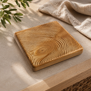 Square Pine <b>Decking</b> Board With Wood Grain Texture Rustic Design Outdoor Use Waterproof <b>Brushed</b> Surface - Product Image 1