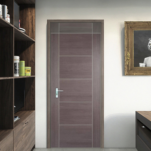 <span class=keywords><strong>Porte</strong></span> <span class=keywords><strong>d</strong></span>'<span class=keywords><strong>entrée</strong></span> en bois MDF mélaminé à ouverture latérale à bascule <span class=keywords><strong>de</strong></span> conception moderne pour hôtels et garages - Product Image 1