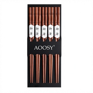 Japanese Printed Non-Stick Lacquer Handle Durable Portable Wooden Chopsticks Pointed Travel <b>Gift</b> <b>Box</b> Set <b>Envelope</b> Cotton Linen - Product Image 2