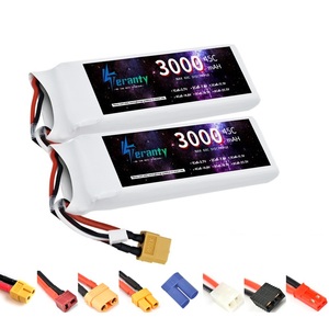 7.4V 2S 3000MAH 45C for Remote Control Car FPV Drones Quadcopter Boat Deans T JST XT30 XT60 Connector 2S Batteries