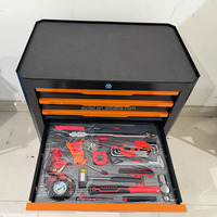 Chariot à outils à 7 tiroirs avec un ensemble d'outils de réparation automobile de 333 pièces, qualité industrielle pour les ateliers 4S et mécaniques, avec coussin silencieux