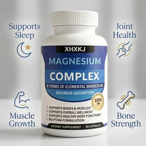 Custom LOGO &amp; Formula GMP Stock TK Popular Magnesium Complex <strong>Supplements</strong> 1000 mg Malate Citrate Muscle Support Magnesium Capsule - Product Image 3