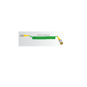 Câble d'interconnexion électrique enroulé pour remorque de camion, faisceau de câblage étanche avec connecteur, longueur personnalisée - Product Image 1