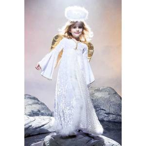 Golden Children's Angel Girl Princess <strong>Costume</strong> Halloween Party &amp; Cosplay <strong>Costume</strong> with Wings - Product Image 3