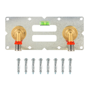 <strong>Shower</strong> Fixing <strong>Plate</strong> for Concealed Installation, Compatible with French Standard Plumbing - Product Image 2
