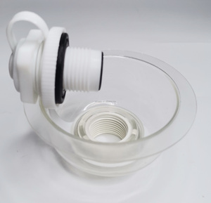 Válvula de Aire Portátil Antienvejecimiento Boston JE Va06 Blanca de PVC Ligera en Forma de Cuenco <span class=keywords><strong>para</strong></span> Piscina y Uso en Exteriores - Product Image 3