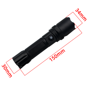 Lampe de poche de recherche en alliage d'aluminium LED rechargeable super <span class=keywords><strong>puissante</strong></span> avec lampe de poche de camping étanche, faisceau longue portée de 200 m - Product Image 2