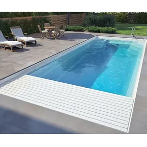 Electric Machine for pool PVC automatic polycarbonate swimming pool cover