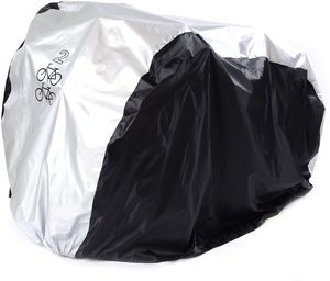 2 bicicletas de lluvia impermeable ciclo accesorios de <span class=keywords><strong>bicicleta</strong></span> al aire libre resistente al polvo protección UV <span class=keywords><strong>bicicleta</strong></span> de <span class=keywords><strong>carretera</strong></span> cubre - Product Image 1