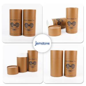 Embalaje de caja de tubo de papel redondo personalizado reciclado 100% biodegradable de alta calidad - Product Image 1