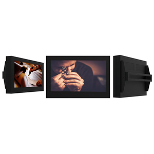 ใหม่ติดผนังในร่มแอลซีดีโฆษณาเชิงพาณิชย์จอแสดงผลสมาร์ททีวี4K UHD บางเฉียบจอแสดงผล WiFi ป้ายดิจิตอล - Product Image 6