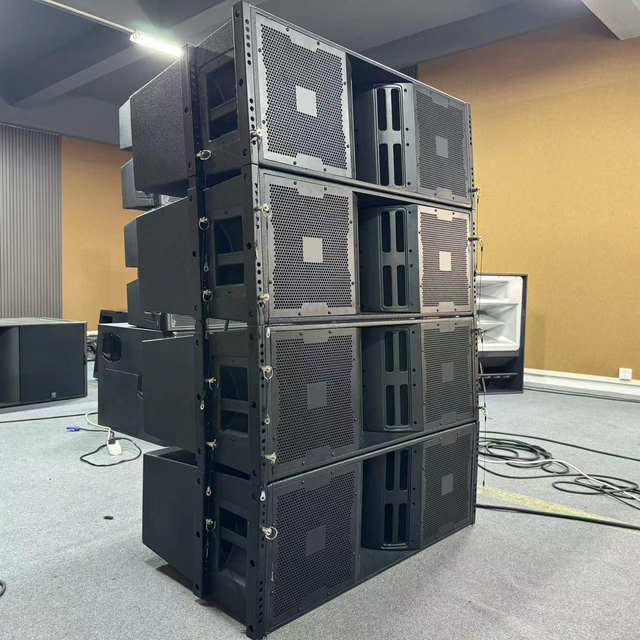 VT4888 Dual 12 Inches 3 Way High Quality Passive Line Array Speakers Professional Conference Sound System Stage Speaker System