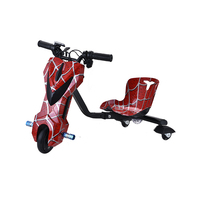 SIMATE Vente chaude D5 Crazy Drift Car Trottinette électrique à trois roues pour enfants en alliage plastique aluminium Matériel pour enfants