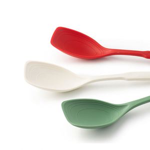 Ensemble de 10 cuillères en silicone personnalisées avec marques de mesure pour la cuisine domestique - Mélanger, Servir, Cuillérer, Racler - Product Image 3