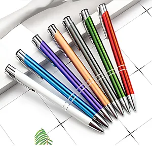 Business Gifts Custom Label Writing Colorful Personalized 2 in 1 Pen Touch Promotion Metal Custom Stylus Ballpoint Pen with Logo