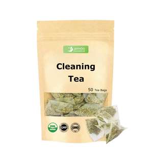 Limpieza SlimmingTea Té de hierbas sin cafeína con hoja de loto de baya de espino y semilla de cáscara de <span class=keywords><strong>psyllium</strong></span> - Product Image 1