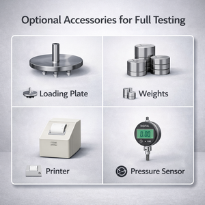 Macchina per Test CBR da Laboratorio per Suolo, Asfalto e Calcestruzzo con Velocità Regolabile 1-100 mm/min - Product Image 4