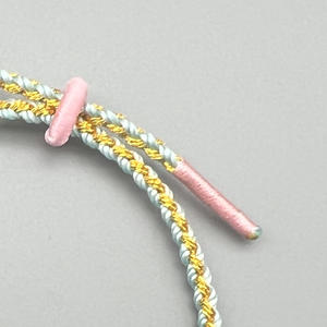 नई फैशन ब्लू और गोल्ड रस्सी आकर्षण कंगन महिलाओं के लिए समायोज्य आकार के गहने पुरुषों के लिए सबसे अच्छा दोस्त-दोस्ती उपहार - Product Image 4