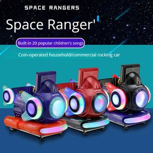 Multiple Style Colorful LED Lighting Coin Game Machine Electric <b>Swing</b> Car Machine for Kid - Product Image 2