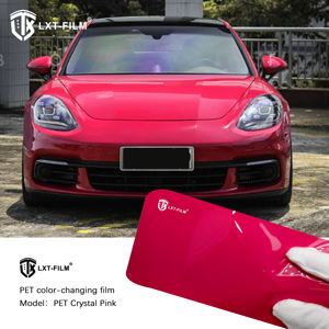 ฟิล์มคริสตัลเปลี่ยนสีเปลี่ยนสีได้แบบ Cansheng ฟิล์มป้องกันไฮโดรโฟบิกสำหรับเปลี่ยนสีคริสตัลสีชมพู - Product Image 1