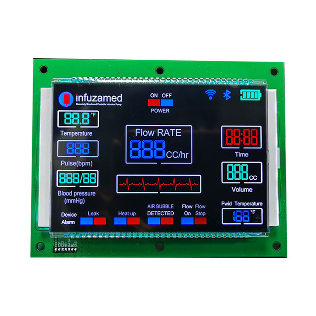 Customized Wide Viewing LCM Screen Segment Character Matrix Display COB COG COF LCM Control Module Small Transparent LCD Panel