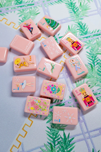 Set di Tessere Mahjong Americano in Acrilico Inciso Personalizzato Zenuo di Lusso, Pieghevole, Resistente all'Acqua, Ecologico - Modello 2026 di Grande Successo - Product Image 6