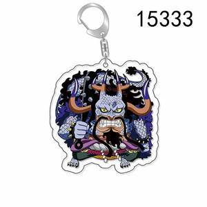 9 Nouveau design Monkey D. <span class=keywords><strong>Luffy</strong></span> <span class=keywords><strong>Chapeau</strong></span> De Paille Pirates Quatre Empereurs <span class=keywords><strong>Shanks</strong></span> Enseignent Buggy KAIDO Porte-clés Acrylique Transparent - Product Image 6