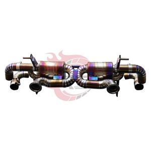 ท่อไอเสีย Vortex Titanium Valvetronic สำหรับ Audi R8 V10 5.2L ปี 2020-2024 ระบบแคทแบ็กเพิ่มประสิทธิภาพการแข่งขัน แบบเชื่อม Pie-cut - Product Image 2