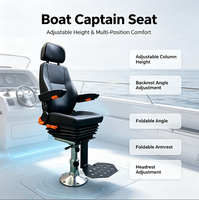 Chaise de conduite marine de haute qualité d'usine, chaise de pilote confortable pour le capitaine du bateau