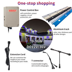 גוולי חכם קבוע חיצוני eaves אור dc12v 24v 36v התקנה פשוטה rgbw רודף צבע הוביל נקודה אור - Product Image 5