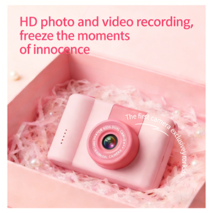 4800W พิกเซล 180 °   กล้องของเล่นเด็กเลนส์กลับด้านได้ หน้าจอ IPS 2.4 นิ้ว รองรับการ์ด TF เล่นเพลง เล่นเกม - Product Image 2