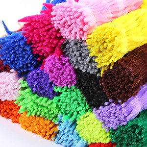 ของเล่นเชือกไหมพรมเคลือบโพลีเอสเตอร์และลวดชุบสังกะสี 100 ชิ้น สำหรับงาน DIY เสริมพัฒนาการ เป็นมิตรต่อสิ่งแวดล้อม ปลอดภัยสำหรับเด็ก - Product Image 3