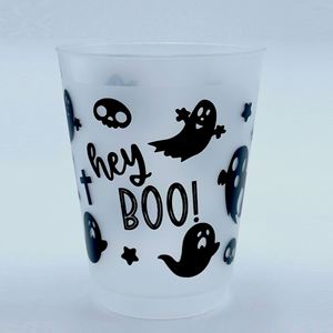 Wholesale Halloween Frosted <b>Plastic</b> Cups 15oz Reusable Party Drinkware Matte Stadium Bulk Order - Product Image 3