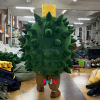 Costume de mascotte gonflable en peluche de fruits, durian, raisin, citron, poire, costumes gonflables pour la publicité