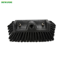 DEWANDE Kit de Nettoyage de Panneaux Solaires et Vitres à Brosse Télescopique Alimentée par l'Eau, Taille Personnalisable, Écologique, à Poils Doux, en Aluminium