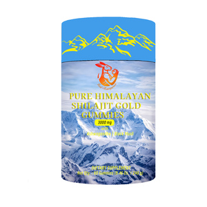 Gummies OEM Beauté Pure Shilajit de l'Himalaya Or avec Résine d'Asphaltum Punjabianum pour Booster l'Endurance, la Force et Réduire la Fatigue - Product Image 1