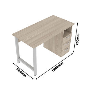 High Quality Storage Cabinet Wooden Desk Home <strong>Desktop</strong> <strong>Computer</strong> Student Study Table for Office Furniture - Product Image 2