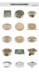 Custom Copper Brass Forging Casting Service On Nickel Brass Floor Drain Parts