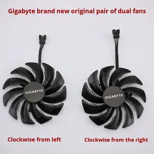 Nuevos y originales ventiladores de refrigeración para tarjetas gráficas GTX 1060 y GTX 1070 T129215SU/PLD09210S12HH RX <span class=keywords><strong>570</strong></span> y RX 580 ventiladores de refrigeración - Product Image 4