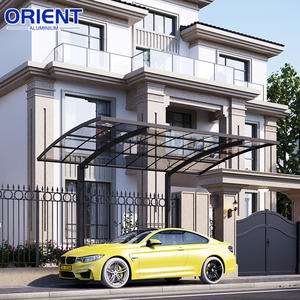 Abri de stationnement à tirage arrière en <span class=keywords><strong>aluminium</strong></span> métallique pour voiture - Product Image 2