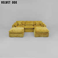 Neu eingetroffen: Cloud-Sofa, vakuumkomprimiertes Schlafsofa, modulares Sofa-Set, Samt-Sofa-Set, moderne Luxusmöbel für das Wohnzimmer